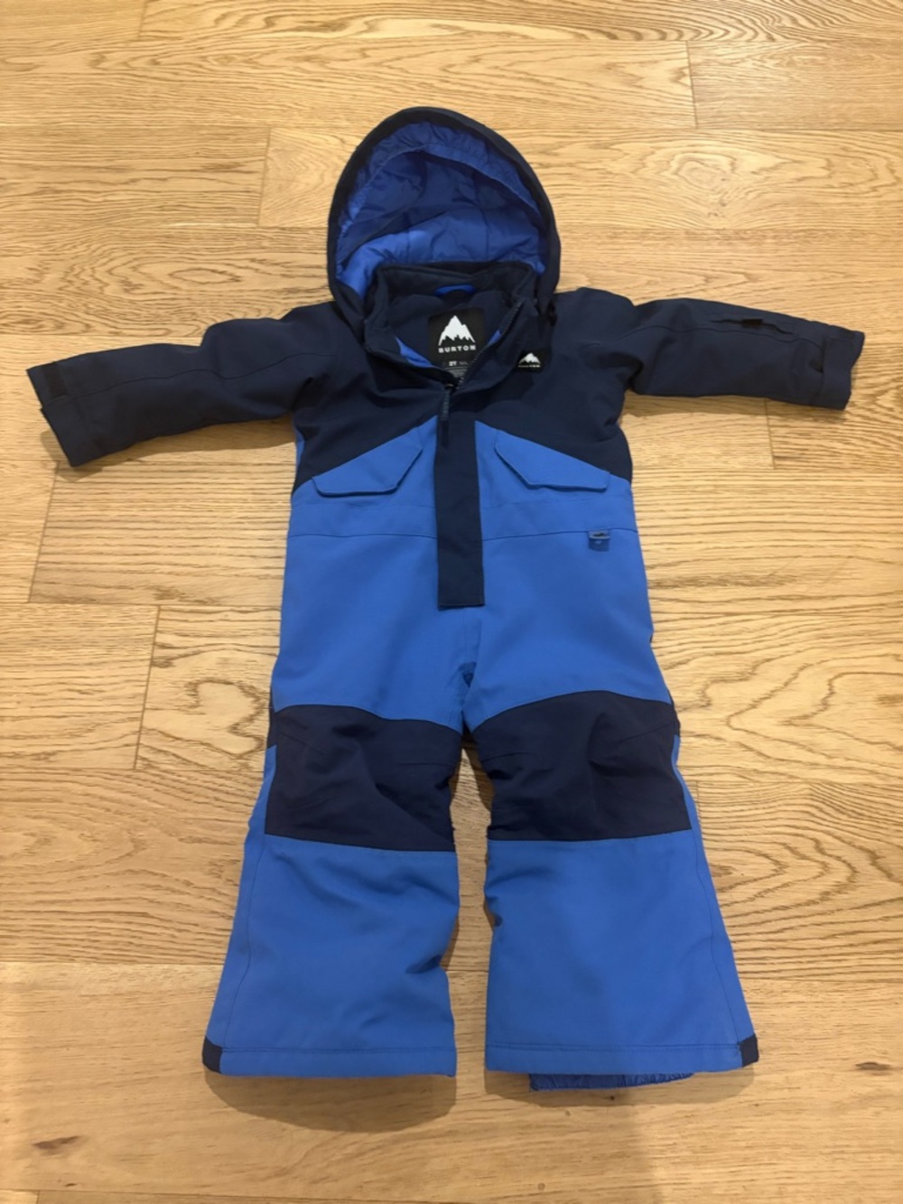 Burton Kids blue one piece Snowsuit